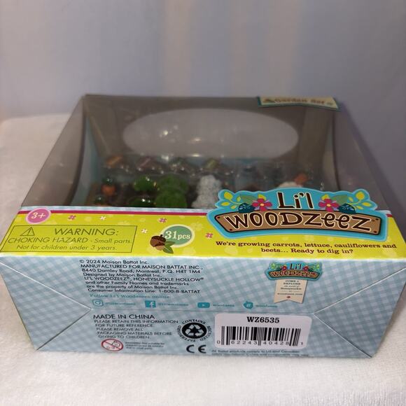 Lil Woodzeez Toy Garden Set Sheep Jake Snipadoodle 31 Piece Pretend Play - Picture 5 of 6